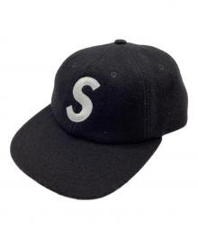 SUPREME（シュプリーム）の古着「Sロゴ6パネルキャップ」｜ブラック