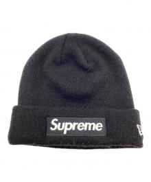 SUPREME×New Era（シュプリーム×ニューエラ）の古着「ニット帽」｜ブラック