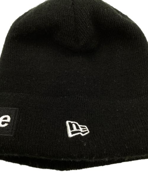 SUPREME（シュプリーム）SUPREME (シュプリーム) New Era (ニューエラ) ニット帽 ブラックの古着・服飾アイテム