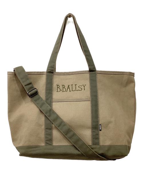 Ballsy.Brothers（ボールジーブラザーズ）Ballsy.Brothers (ボールジーブラザーズ) トートバッグ カーキの古着・服飾アイテム