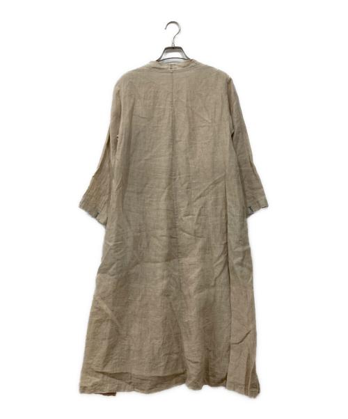 Pal'las Palace（パラスパレス）Pal'las Palace (パラスパレス) リネンワンピース ベージュ サイズ:Freeの古着・服飾アイテム