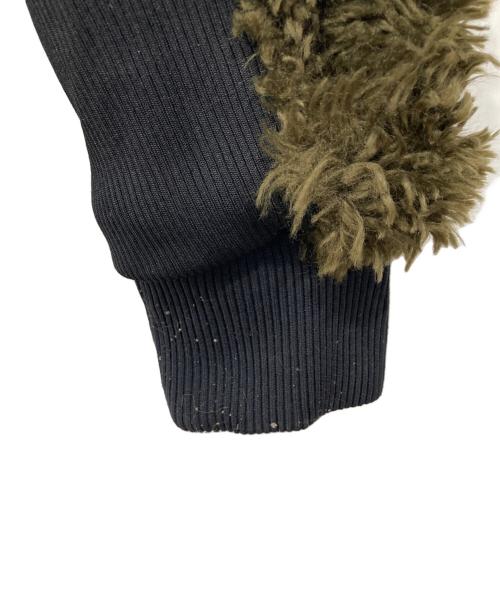 DIESEL（ディーゼル）DIESEL (ディーゼル) リバーシブルファージャケット ブラック×カーキ サイズ:XSの古着・服飾アイテム