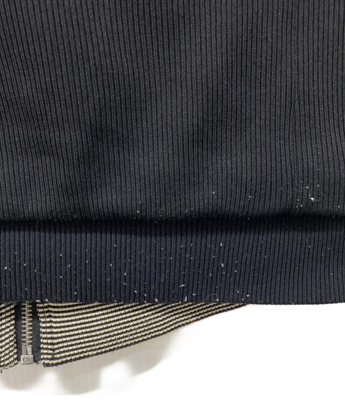 DIESEL（ディーゼル）DIESEL (ディーゼル) リバーシブルファージャケット ブラック×カーキ サイズ:XSの古着・服飾アイテム