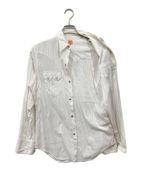 SUGAR CANE（シュガーケーン）SUGAR CANE (シュガーケーン) ウエスタンシャツ ホワイト サイズ:Mの古着・服飾アイテム