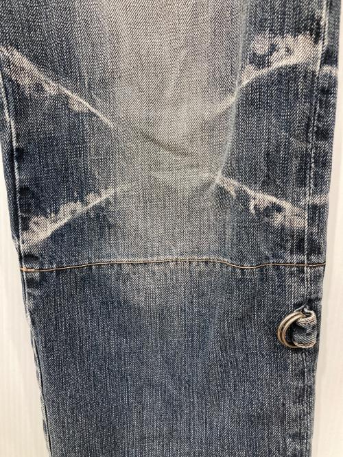 PPFM（ピーピーエフエム）PPFM (ピーピーエフエム) ギミックデニムパンツ インディゴ サイズ:不明の古着・服飾アイテム