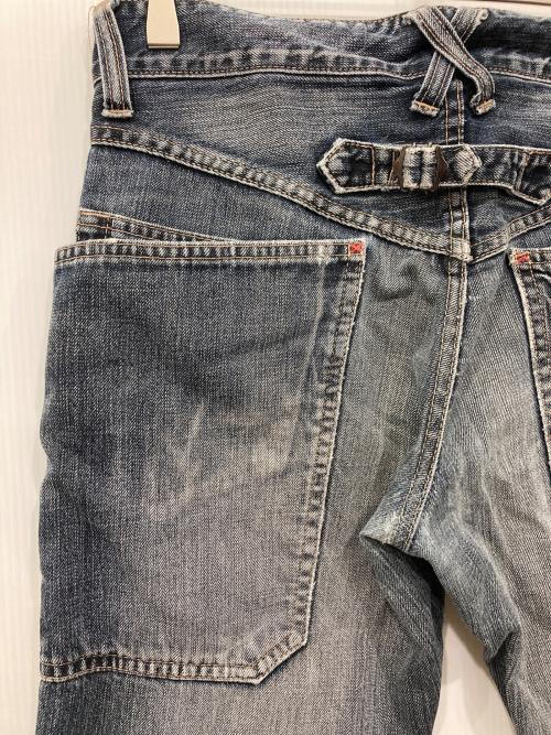 PPFM（ピーピーエフエム）PPFM (ピーピーエフエム) ギミックデニムパンツ インディゴ サイズ:不明の古着・服飾アイテム