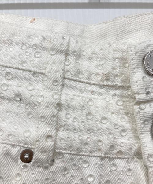 eimy istoire（エイミーイストワール）eimy istoire (エイミーイストワール) drop patternデニムパンツ ホワイト サイズ:Sの古着・服飾アイテム