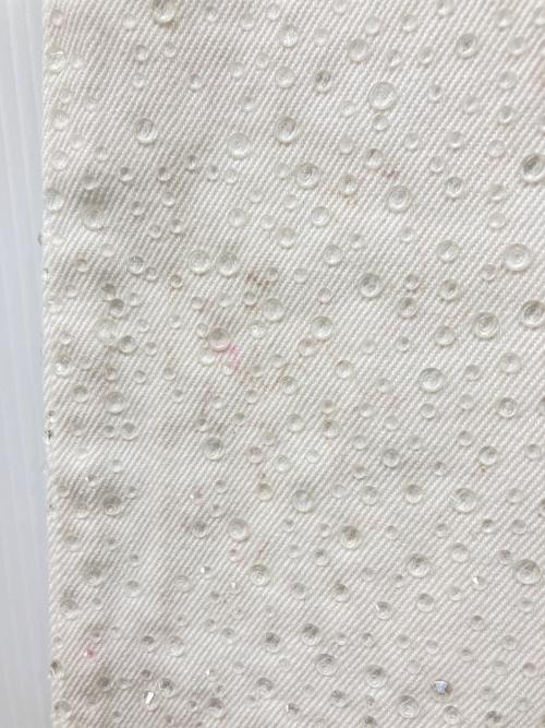 eimy istoire（エイミーイストワール）eimy istoire (エイミーイストワール) drop patternデニムパンツ ホワイト サイズ:Sの古着・服飾アイテム