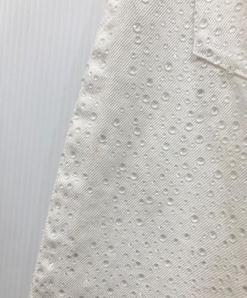 eimy istoire（エイミーイストワール）eimy istoire (エイミーイストワール) drop patternデニムパンツ ホワイト サイズ:Sの古着・服飾アイテム