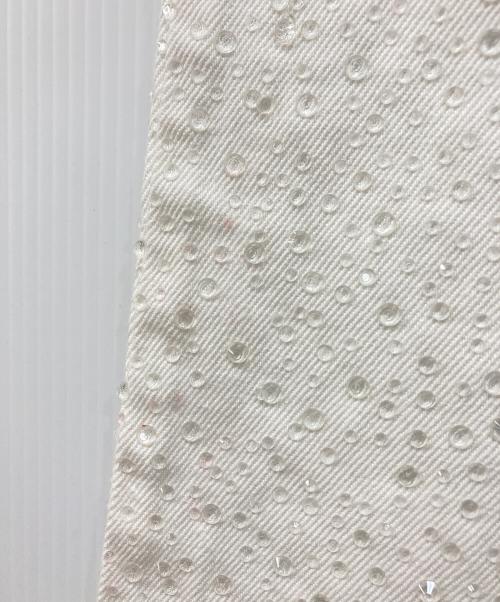 eimy istoire（エイミーイストワール）eimy istoire (エイミーイストワール) drop patternデニムパンツ ホワイト サイズ:Sの古着・服飾アイテム