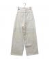 eimy istoire (エイミーイストワール) drop patternデニムパンツ ホワイト サイズ:S：6000円