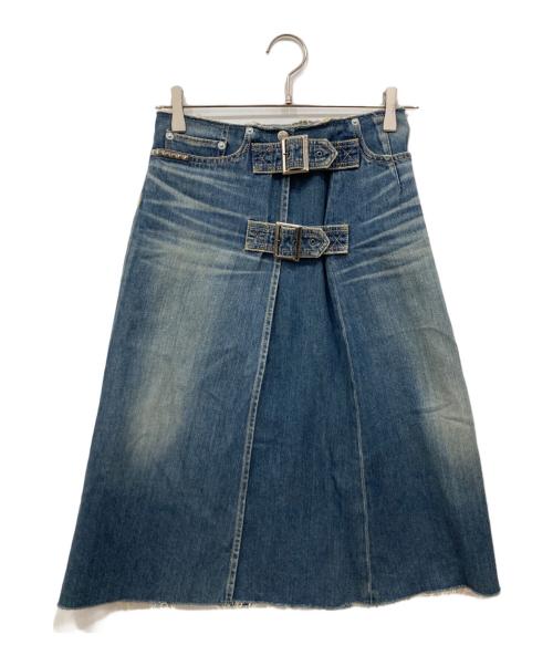 Hysteric Glamour（ヒステリックグラマー）Hysteric Glamour (ヒステリックグラマー) ラップデニムスカート インディゴ サイズ:25の古着・服飾アイテム