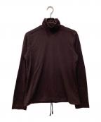 DRIES VAN NOTENドリスヴァンノッテン）の古着「ハイネックカットソー」｜ブラウン