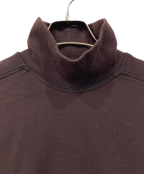 DRIES VAN NOTEN（ドリスヴァンノッテン）DRIES VAN NOTEN (ドリスヴァンノッテン) ハイネックカットソー ブラウン サイズ:Mの古着・服飾アイテム