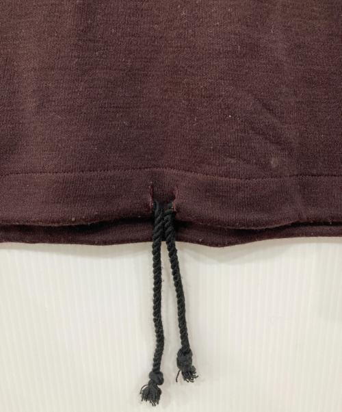 DRIES VAN NOTEN（ドリスヴァンノッテン）DRIES VAN NOTEN (ドリスヴァンノッテン) ハイネックカットソー ブラウン サイズ:Mの古着・服飾アイテム