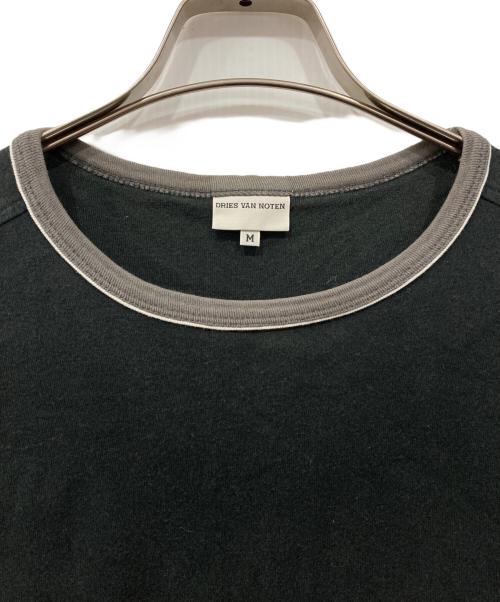 DRIES VAN NOTEN（ドリスヴァンノッテン）DRIES VAN NOTEN (ドリスヴァンノッテン) クルーネックTシャツ ブラック サイズ:Mの古着・服飾アイテム