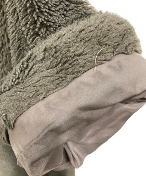 CLANE（クラネ）CLANE (クラネ) ノーカラーファーコート ブラウン サイズ:2の古着・服飾アイテム