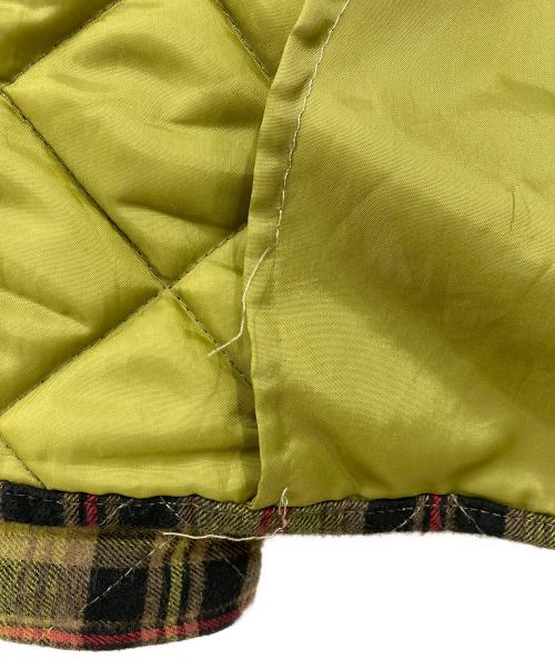 SUPREME（シュプリーム）SUPREME (シュプリーム) キルティング フランネル チェック シャツジャケット オリーブ サイズ:Sの古着・服飾アイテム