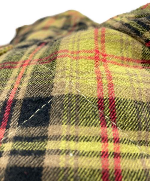 SUPREME（シュプリーム）SUPREME (シュプリーム) キルティング フランネル チェック シャツジャケット オリーブ サイズ:Sの古着・服飾アイテム