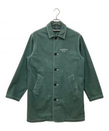 SUPREME（シュプリーム）の古着「ステンカラーコート」｜グリーン