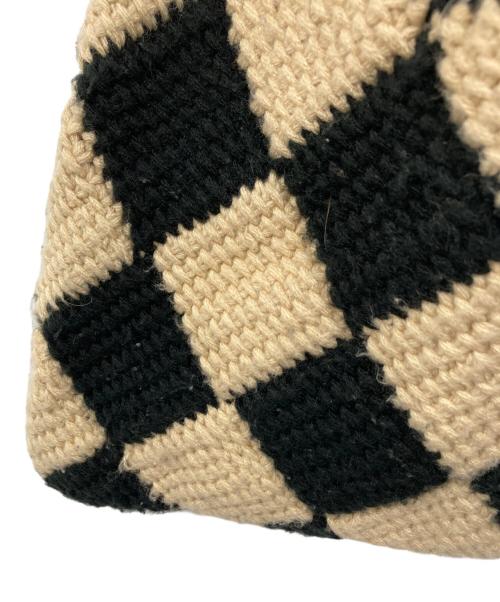 MARNI（マルニ）MARNI (マルニ) MARKET DIAMOND ミニバッグ ベージュ×ブラックの古着・服飾アイテム