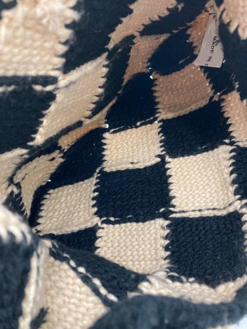 MARNI（マルニ）MARNI (マルニ) MARKET DIAMOND ミニバッグ ベージュ×ブラックの古着・服飾アイテム