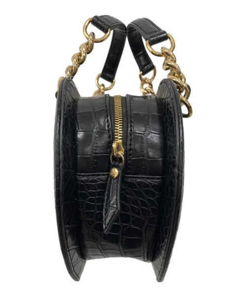 Vivienne Westwood ANGLOMANIA（ヴィヴィアンウエストウッドアングロマニア）Vivienne Westwood ANGLOMANIA (ヴィヴィアンウエストウッドアングロマニア) 2WAY チェーン ハートバッグ ブラックの古着・服飾アイテム