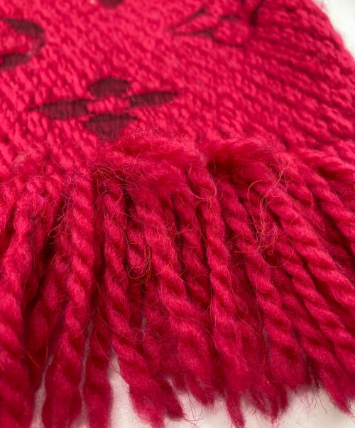 LOUIS VUITTON（ルイ ヴィトン）LOUIS VUITTON (ルイ ヴィトン) エシャルプロゴマニア マフラー レッドの古着・服飾アイテム