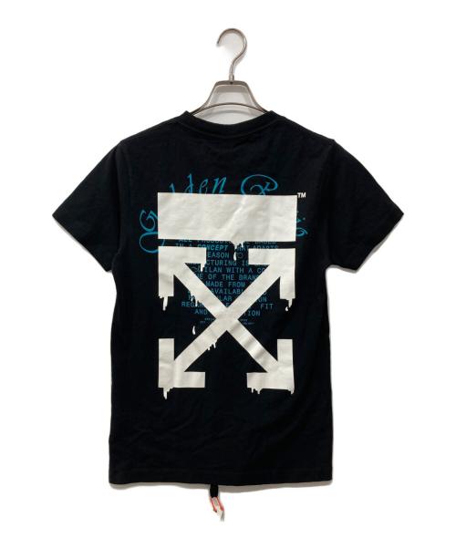 OFFWHITE（オフホワイト）OFFWHITE (オフホワイト) プリントTシャツ ブラック サイズ:XSの古着・服飾アイテム