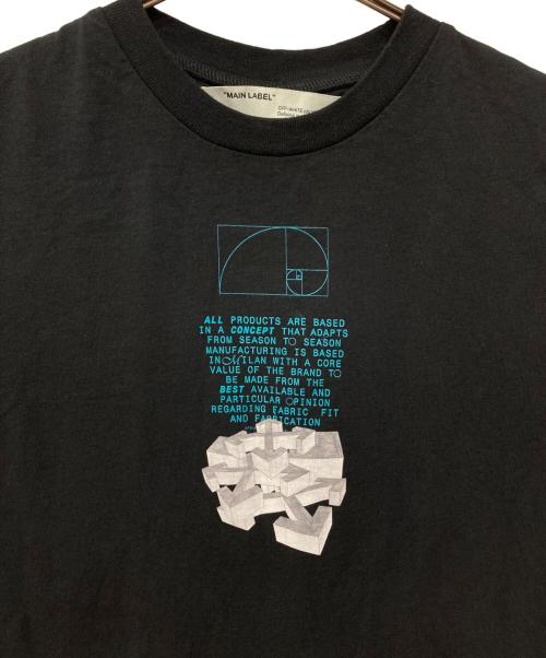 OFFWHITE（オフホワイト）OFFWHITE (オフホワイト) プリントTシャツ ブラック サイズ:XSの古着・服飾アイテム
