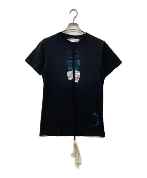 OFFWHITE（オフホワイト）OFFWHITE (オフホワイト) プリントTシャツ ブラック サイズ:XSの古着・服飾アイテム