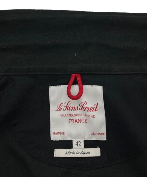 Le Sans Pareil（ル サン パレイユ）Le Sans Pareil (ル サン パレイユ) ロングワークコート ブラック サイズ:42の古着・服飾アイテム