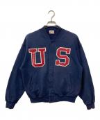 Championチャンピオン）の古着「スナップボタンカーディガン」｜ネイビー