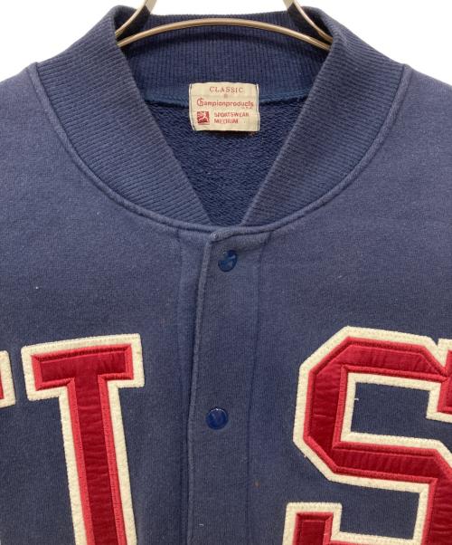 Champion（チャンピオン）Champion (チャンピオン) スナップボタンカーディガン ネイビー サイズ:Mの古着・服飾アイテム