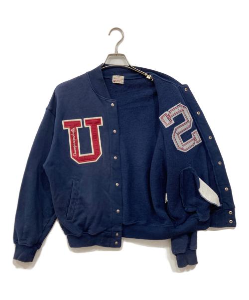 Champion（チャンピオン）Champion (チャンピオン) スナップボタンカーディガン ネイビー サイズ:Mの古着・服飾アイテム