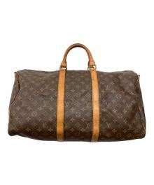 LOUIS VUITTON（ルイ ヴィトン）の古着「キーポル・バンドリエール50」｜ブラウン
