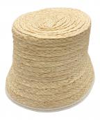 kijima takayukiキジマタカユキ）の古着「RAFFIA BUCKET HAT / ラフィア バケットハット」｜ベージュ