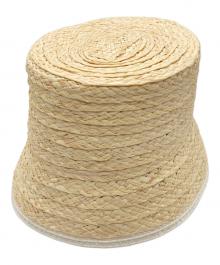 kijima takayuki（キジマタカユキ）の古着「RAFFIA BUCKET HAT / ラフィア バケットハット」｜ベージュ