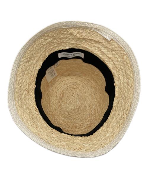 kijima takayuki（キジマタカユキ）KIJIMA TAKAYUKI (キジマタカユキ) RAFFIA BUCKET HAT / ラフィア バケットハット ベージュ サイズ:1の古着・服飾アイテム