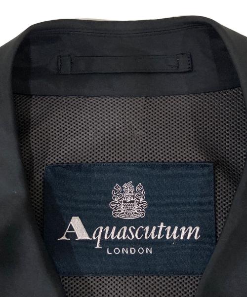 Aquascutum（アクアスキュータム）Aquascutum (アクアスキュータム) レインコート ネイビー サイズ:42の古着・服飾アイテム