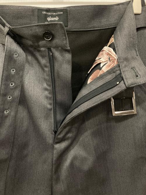 glamb（グラム）glamb (グラム) フロリアスラックス グレーの古着・服飾アイテム