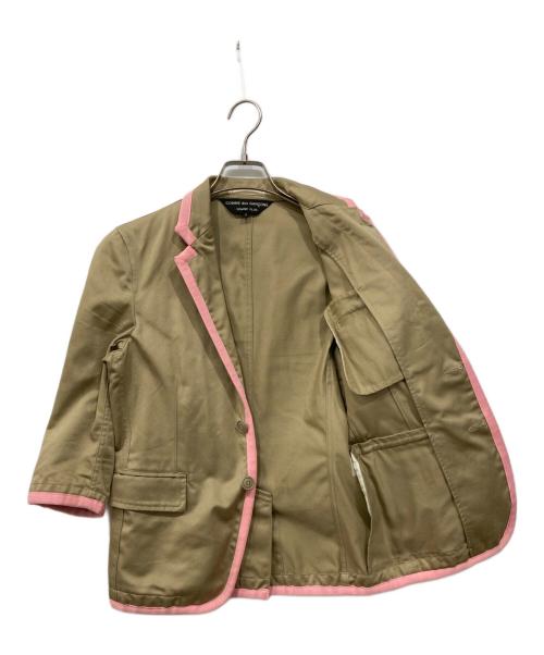 COMME des GARCONS HOMME PLUS（コムデギャルソンオムプリュス）COMME des GARCONS HOMME PLUS (コムデギャルソンオムプリュス) テーラードジャケット ベージュ サイズ:Sの古着・服飾アイテム