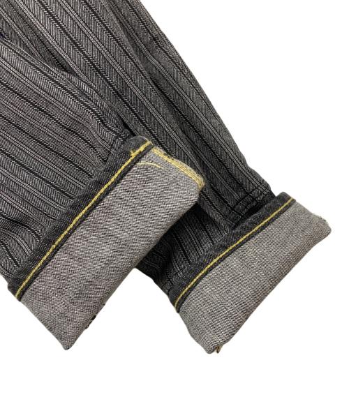 JUNYA WATANABE COMME des GARCONS MAN PINK（ジュンヤワタナベ コムデギャルソンマン ピンク）JUNYA WATANABE COMME des GARCONS MAN PINK (ジュンヤワタナベ コムデギャルソンマン ピンク) ストライプパンツ グレー サイズ:Sの古着・服飾アイテム