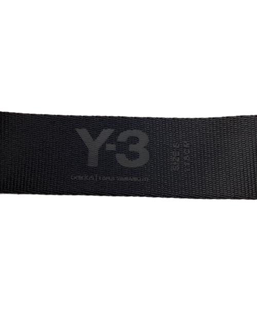Y-3（ワイスリー）Y-3 (ワイスリー) クラシックロゴベルト ブラック サイズ:Sの古着・服飾アイテム