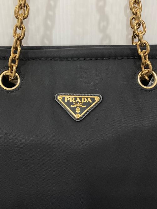 PRADA（プラダ）PRADA (プラダ) ナイロントートバッグ ブラックの古着・服飾アイテム