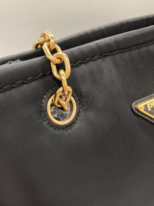 PRADA（プラダ）PRADA (プラダ) ナイロントートバッグ ブラックの古着・服飾アイテム