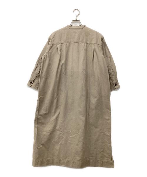 MHL（エムエイチエル）MHL (エムエイチエル) プルオーバーシャツワンピース ベージュ サイズ:1の古着・服飾アイテム