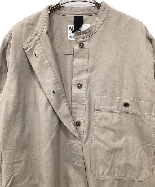 MHL（エムエイチエル）MHL (エムエイチエル) プルオーバーシャツワンピース ベージュ サイズ:1の古着・服飾アイテム