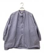 grinグリン）の古着「CLダンプピンタックSH」｜ブルー
