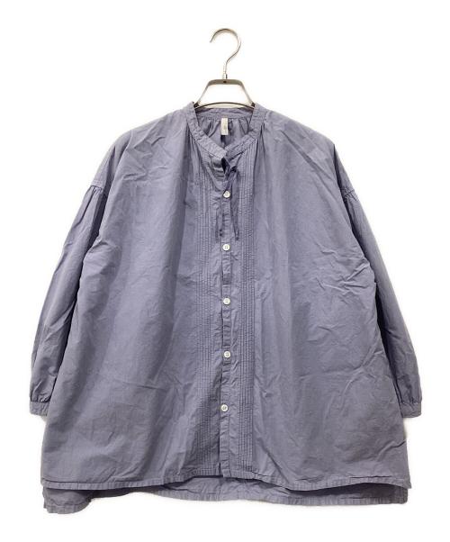 grin（グリン）grin (グリン) CLダンプピンタックSH ブルー サイズ:2の古着・服飾アイテム